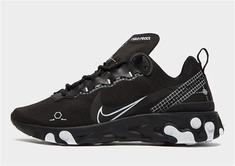 nike react element 55 herren schwarz weiß|nike react element 55 women.